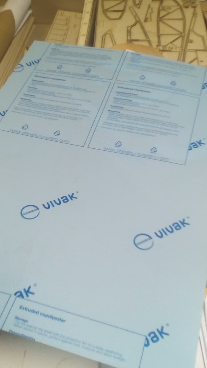 Vivak Pet-G Sheet 0,5mm 102,5*62,5