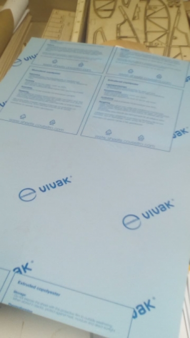 Vivak Pet-G plaat 0,4/0,5mm 67,5 * 47,5