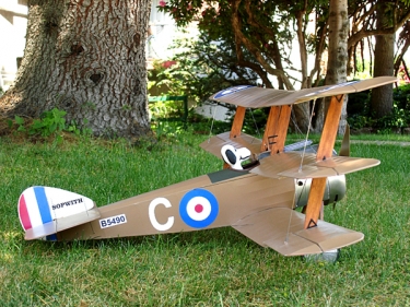 AD Sopwith triplane 1/8th scale N135