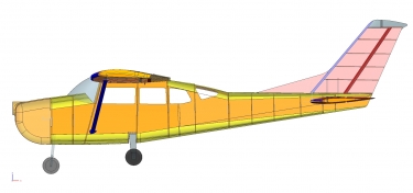 Cessna 206 caravan 306cm